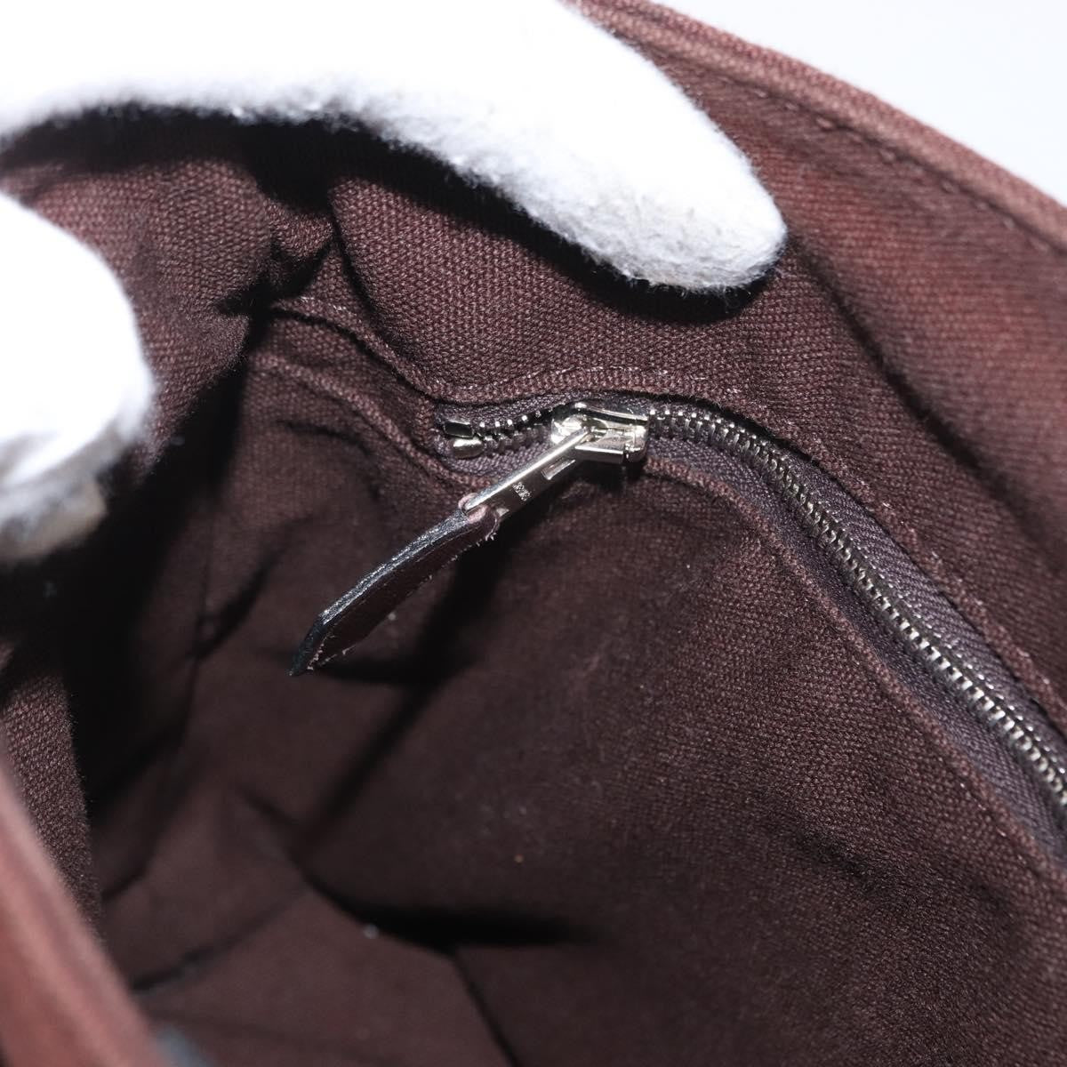 Hermès Hermès HERMES Toroca Horizontal PM Hand Bag Canvas Brown Authentic bs31853