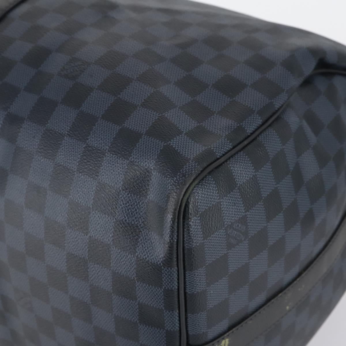 Louis Vuitton LOUIS VUITTON Damier Cobalt Keepall Bandouliere 55 Boston Bag N41356 Authentic 140505