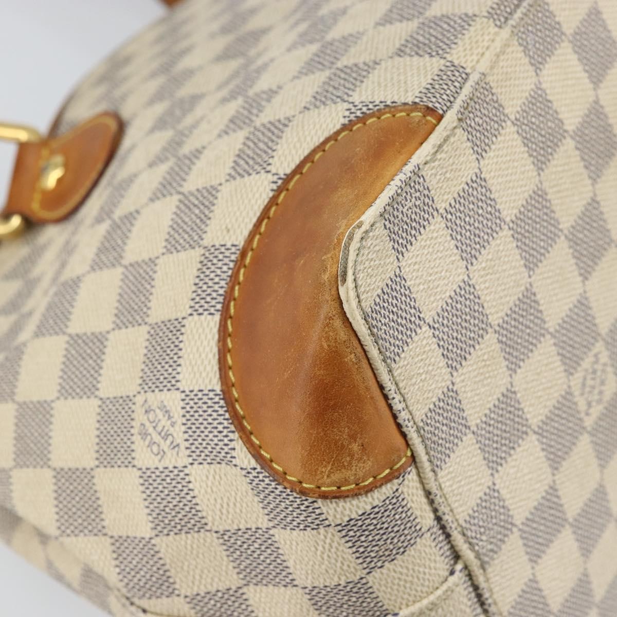 Louis Vuitton LOUIS VUITTON Damier Azur Hampstead PM Tote Bag N51207 LV Authentic 162093