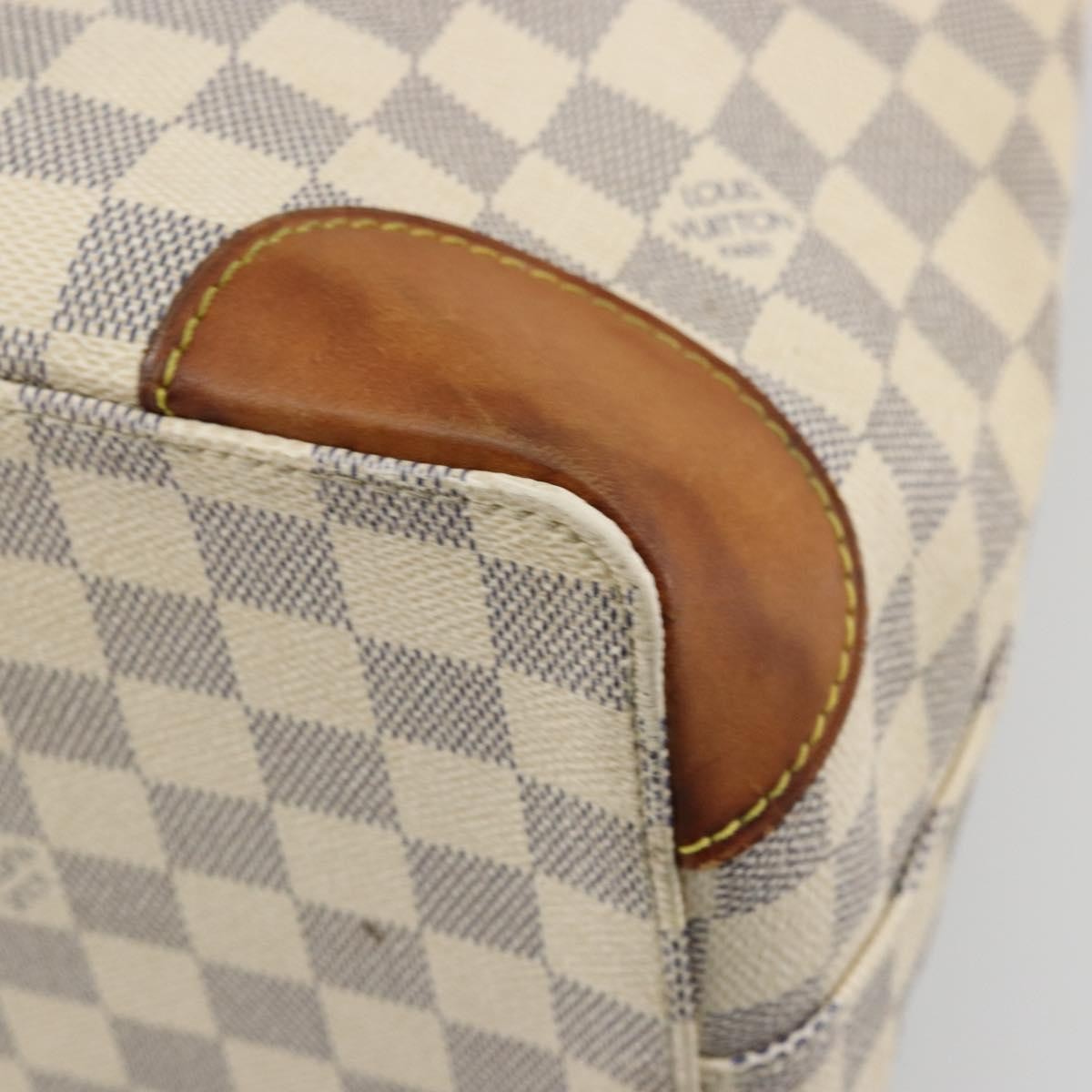 Louis Vuitton LOUIS VUITTON Damier Azur Hampstead MM Tote Bag N51206 LV Authentic ep14515