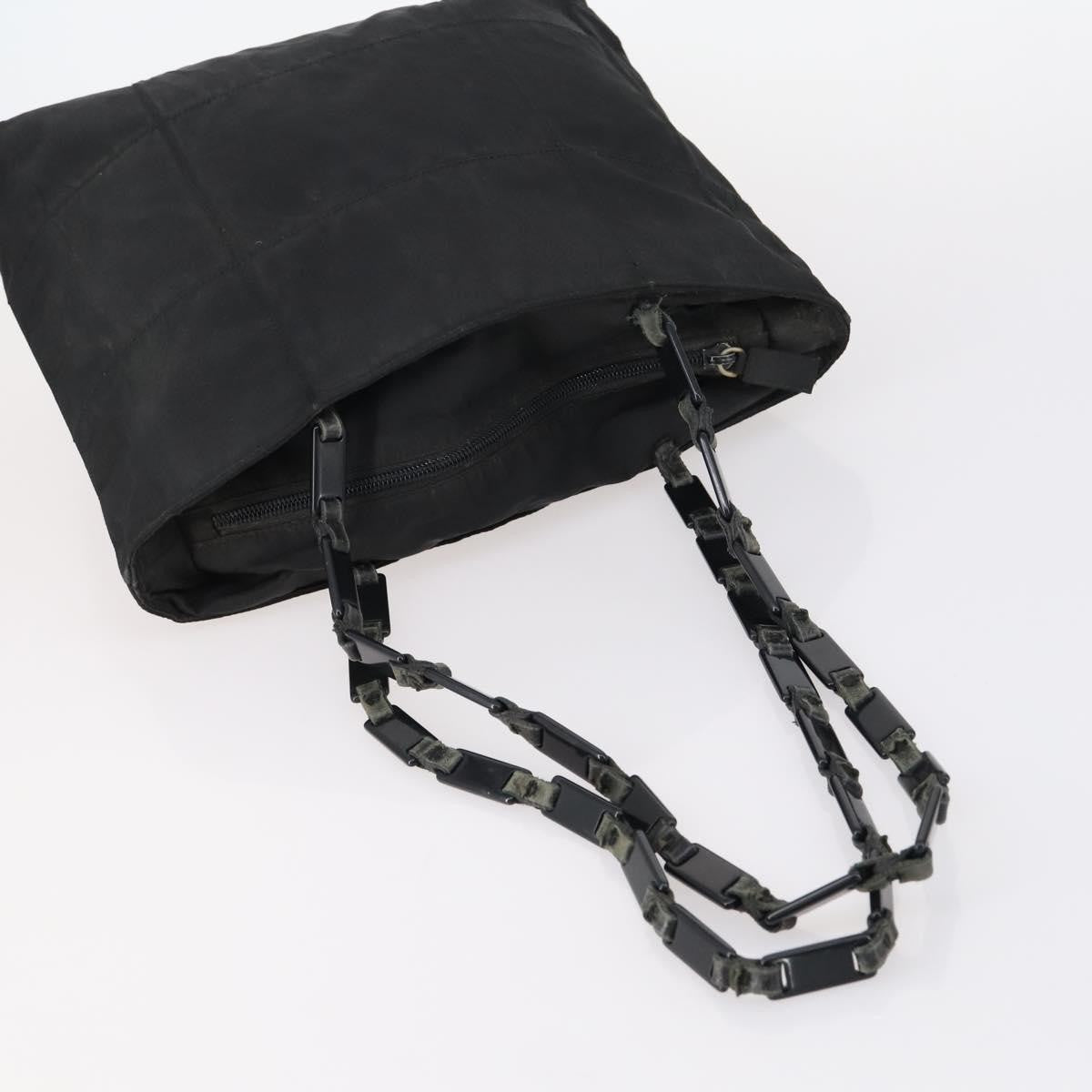 Prada PRADA Tote Bag Nylon 4 Set Black Blue Authentic 147053