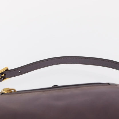 Prada PRADA Shoulder Bag Nylon Gold Purple Authentic 156015