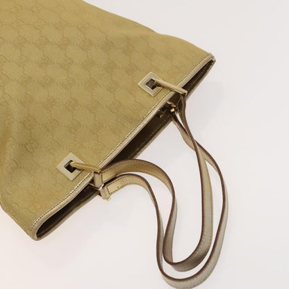 Gucci GUCCI GG Canvas Shoulder Bag 2 Set Beige Gold Authentic ti3169