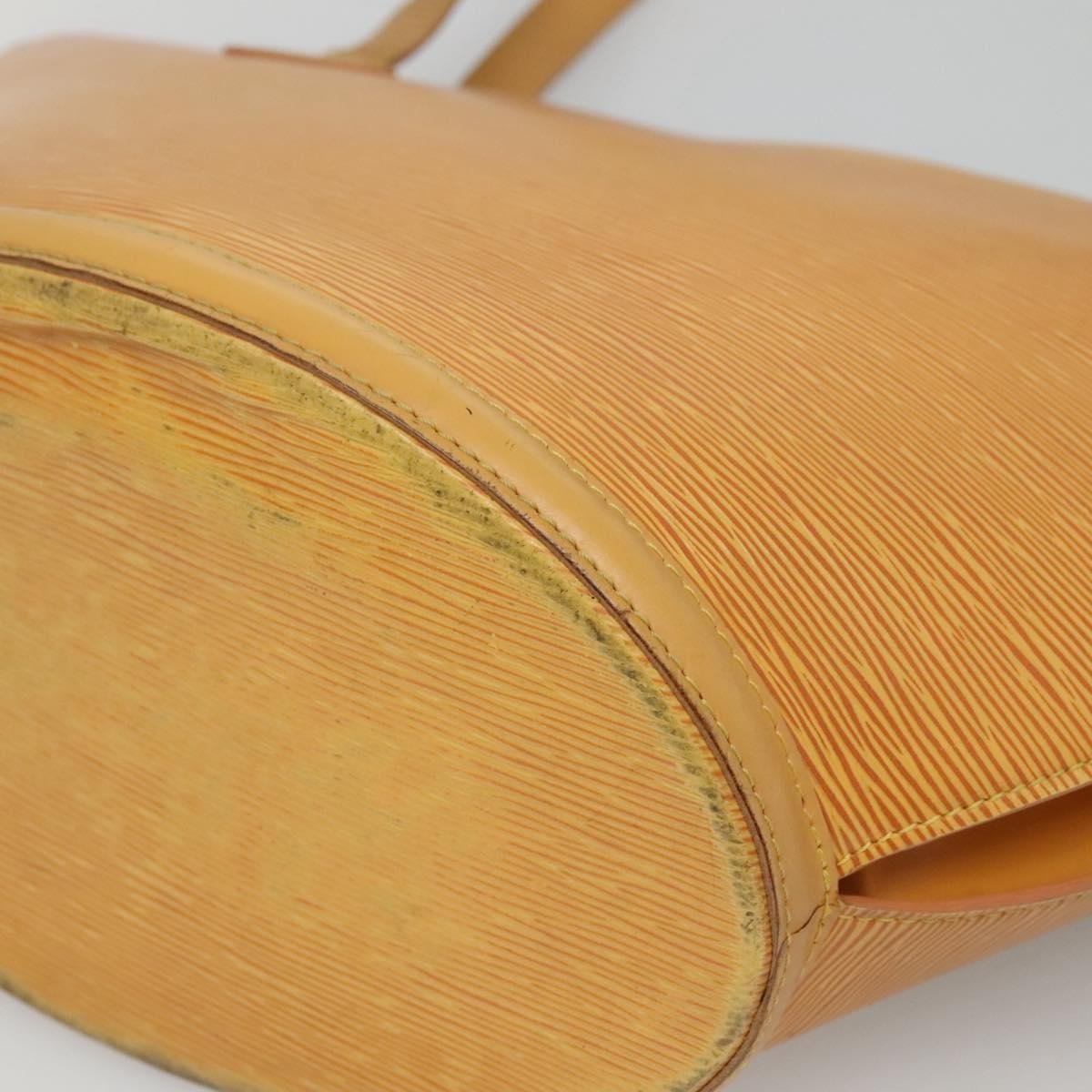 Louis Vuitton LOUIS VUITTON Epi Saint Jacques Shopping Shoulder Bag Yellow M52269 Authentic BD2186