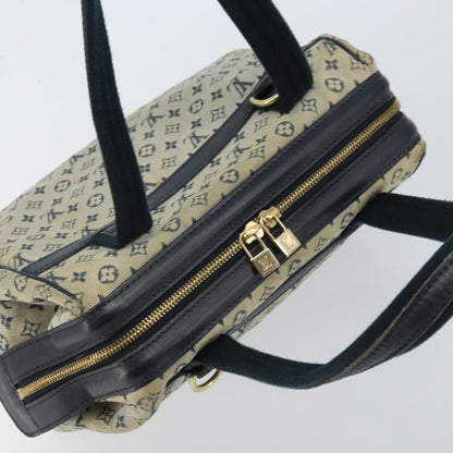 Louis Vuitton LOUIS VUITTON Monogram Mini Josephine PM Hand Bag Blue M92049 LV Authentic ep13340