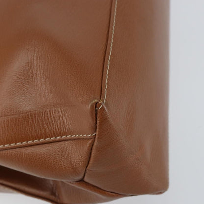 Loewe LOEWE Velazquez Hand Bag Suede Leather Brown Gold Authentic ep11077