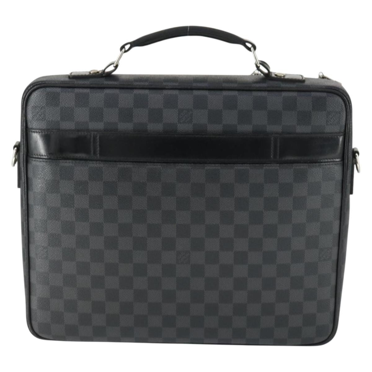 Louis Vuitton LOUIS VUITTON Damier Grafitte Steve Business Bag 2way N58030 LV Authentic ka2281