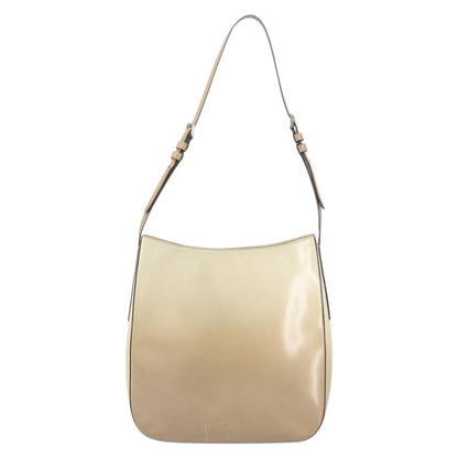 Prada PRADA Shoulder Bag Patent leather Beige Authentic ti3531