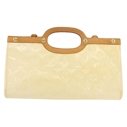 Louis Vuitton LOUIS VUITTON Monogram Vernis Roxbury Drive Hand Bag Perle M91374 LV Authentic 156779
