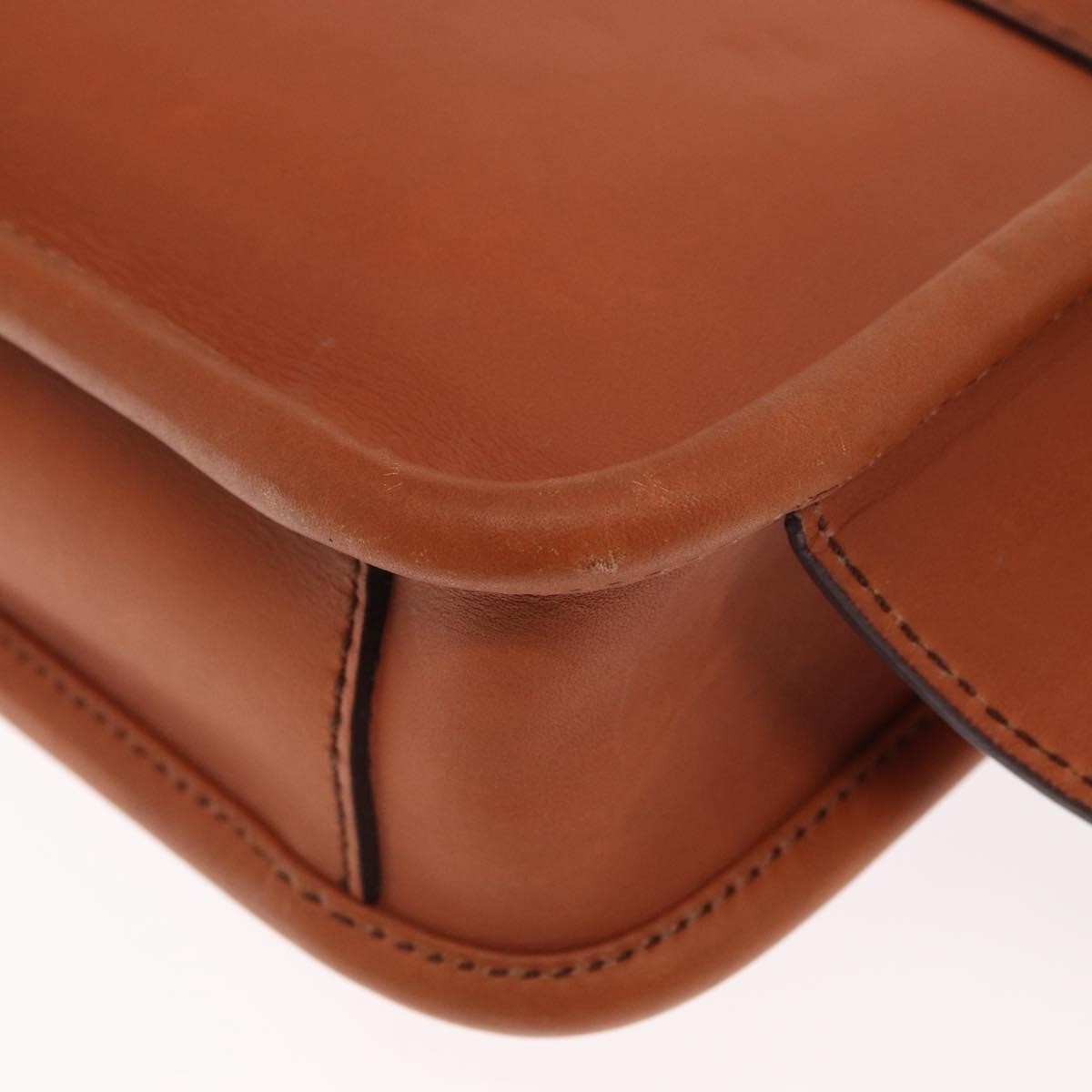 Coach Coach Body Bag Leather Brown Authentic am10204
