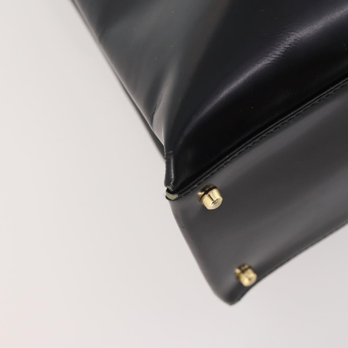 Gucci GUCCI Tote Bag Patent leather Black Gold 002 1046 0407 Authentic BAZ151