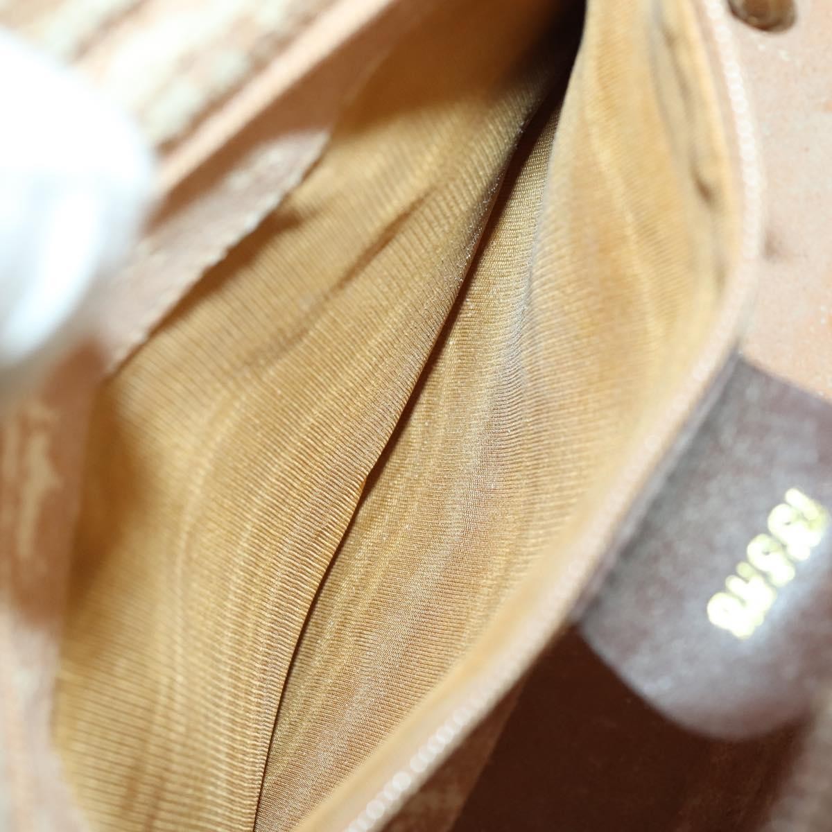 Gucci GUCCI Bamboo Hand Bag Leather 2way Brown Gold 000 2865 0290 Authentic 151596