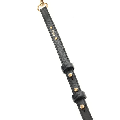 Chloé Chloé Chloe Etel Hand Bag Leather 2way Black Authentic BA6838