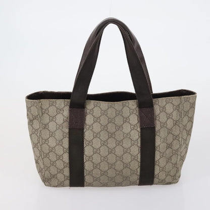 Gucci GUCCI Hand Bag Canvas nylon 4 Set Beige Black Green Authentic bs30536