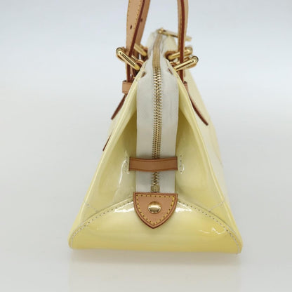 Louis Vuitton LOUIS VUITTON Monogram Vernis Rosewood Avenue Hand Bag Perle M93508 Authentic ka519