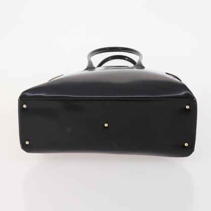 Gucci GUCCI Tote Bag Patent leather Black Gold 002 1046 0407 Authentic BAZ151