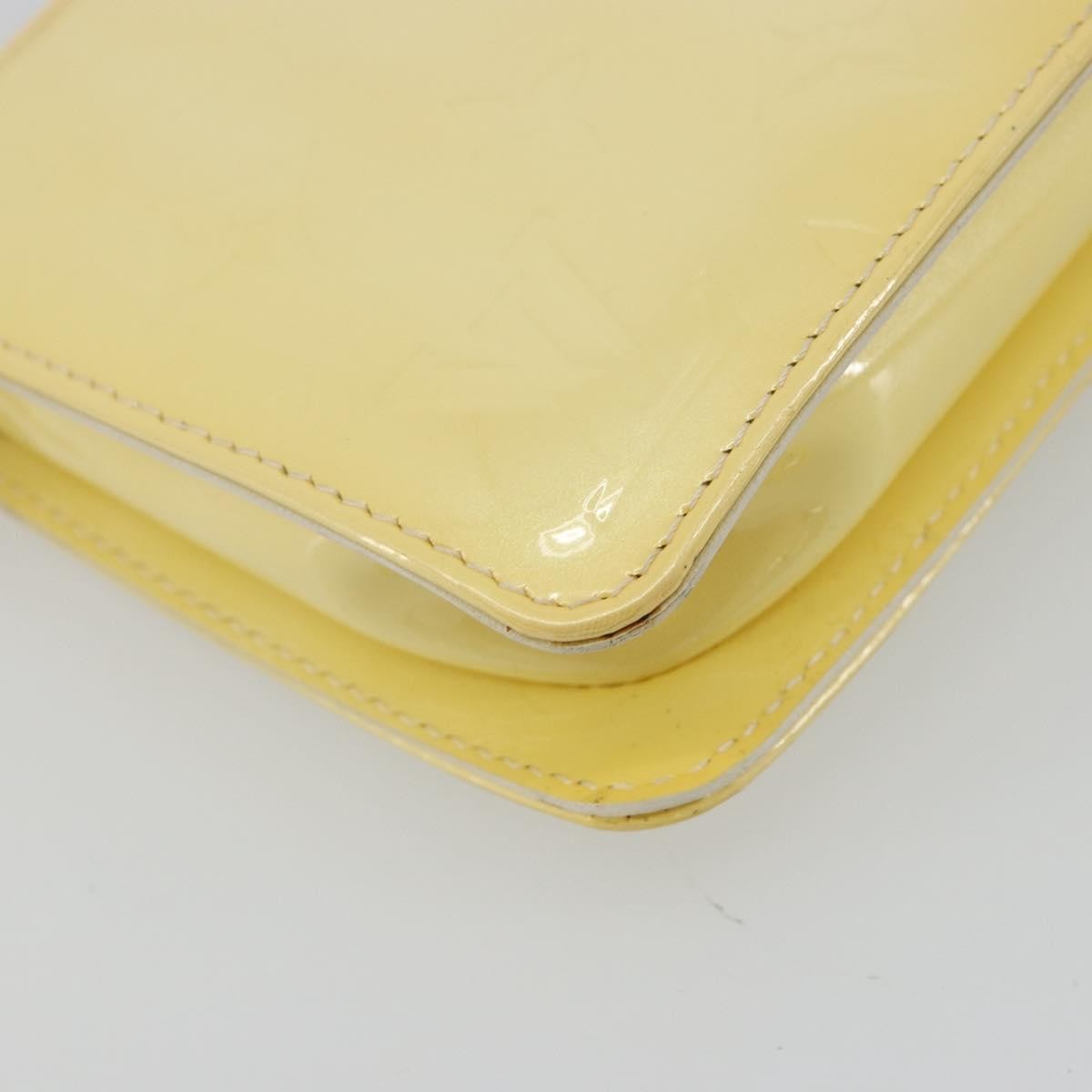 Louis Vuitton LOUIS VUITTON Monogram Vernis Lexington Pouch Beige M91010 LV Authentic mr2421 Bag