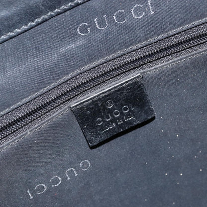 Gucci GUCCI Jackie Shoulder Bag Nylon Black Silver 002 1073 3444 Authentic bs29509