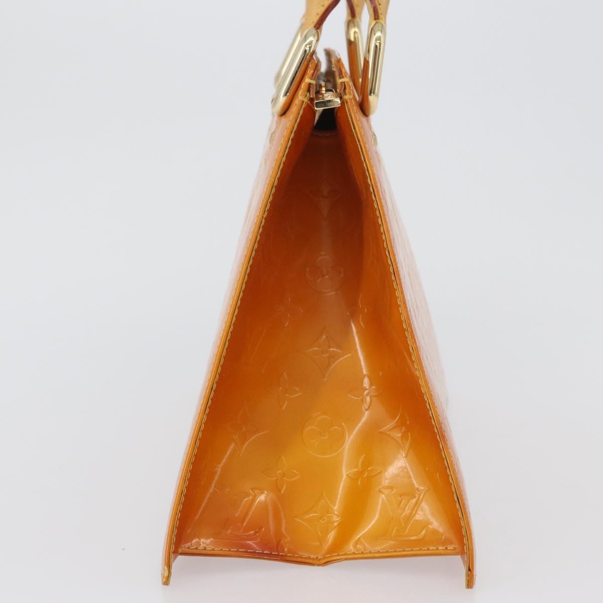 Louis Vuitton LOUIS VUITTON Monogram Vernis Forsyth Hand Bag Jaune M91112 LV Authentic mr2024
