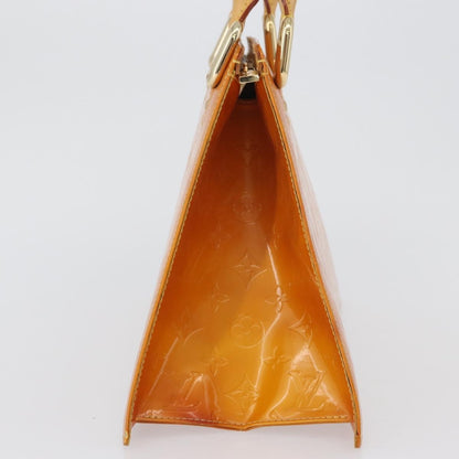 Louis Vuitton LOUIS VUITTON Monogram Vernis Forsyth Hand Bag Jaune M91112 LV Authentic mr2024