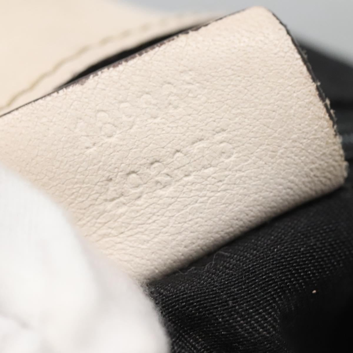 Gucci GUCCI Tote Bag Leather Ivory Gold 189835 Authentic 135191