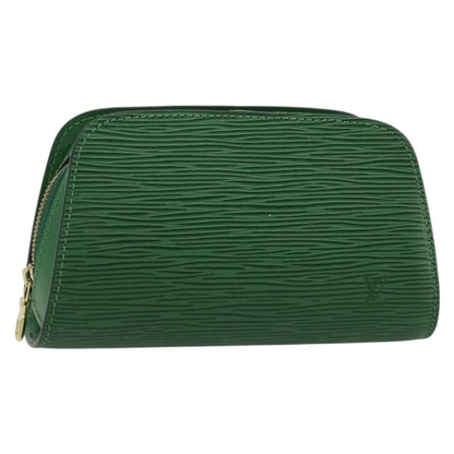 Louis Vuitton LOUIS VUITTON Epi Dauphine PM Cosmetic Pouch Green M48444 LV Authentic BA12760 Bag