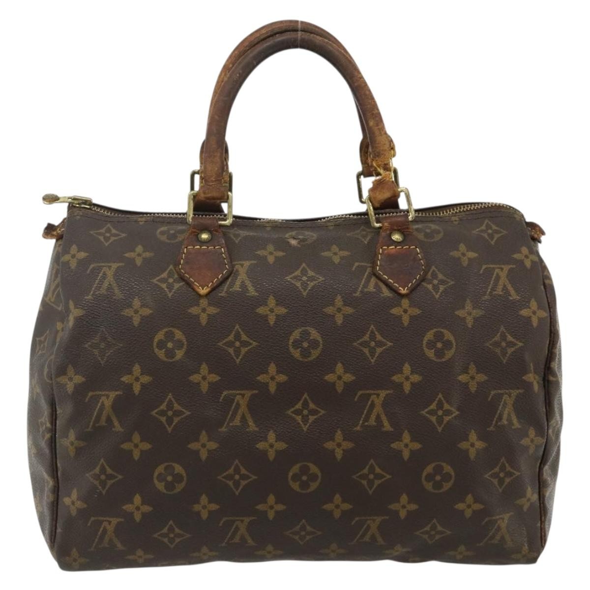 Louis Vuitton LOUIS VUITTON Monogram Speedy 30 Hand Bag M41526 LV Authentic bs34784