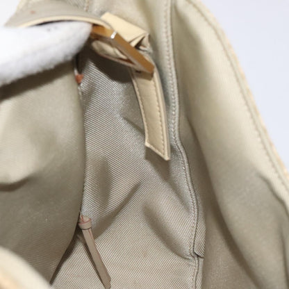 Givenchy GIVENCHY Staggered Pattern Shoulder Bag Canvas Beige Authentic 130221