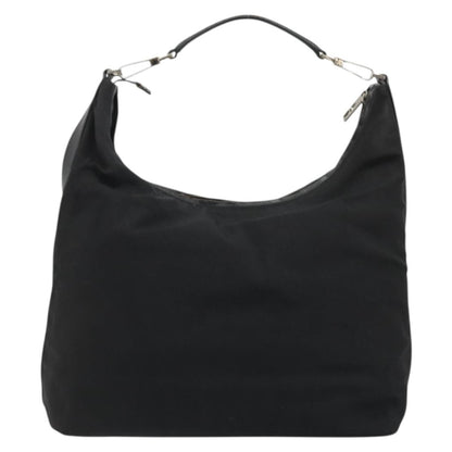 Gucci GUCCI Shoulder Bag Nylon Black Silver 001 1955 3444 Authentic 175342
