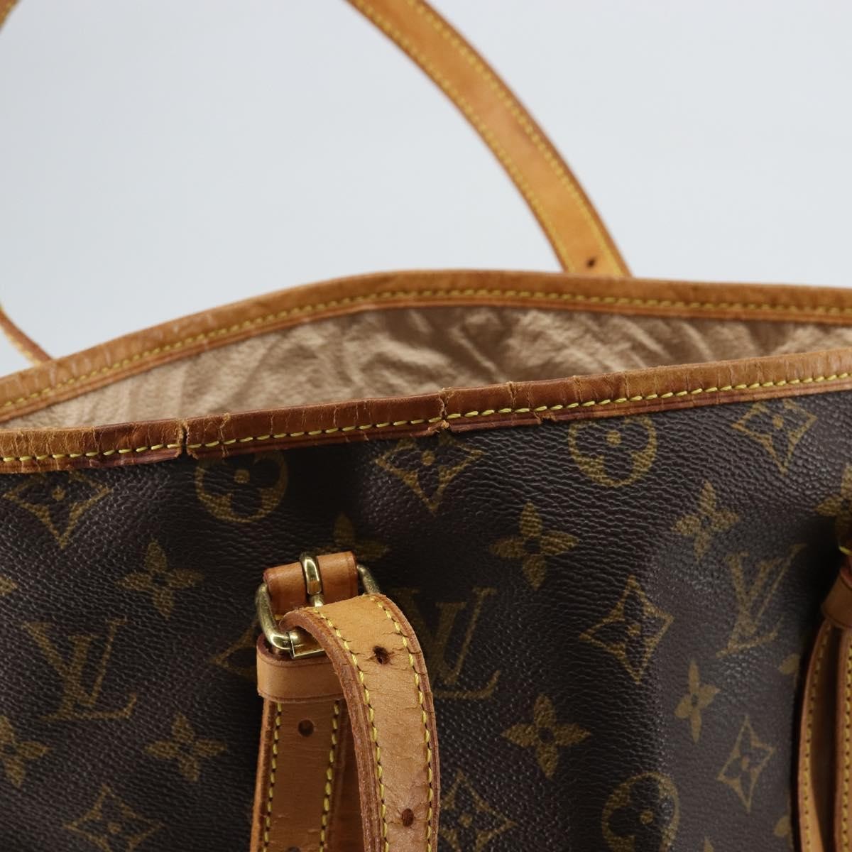 Louis Vuitton LOUIS VUITTON Monogram Bucket GM Shoulder Bag M42236 LV Authentic gh1032