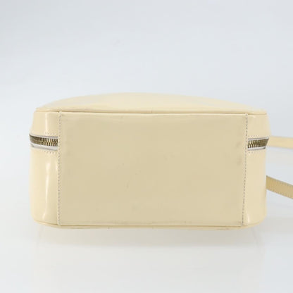 Gucci GUCCI Bamboo Hand Bag Enamel 2way Outlet White Gold 000 270 0323 Authentic 147500