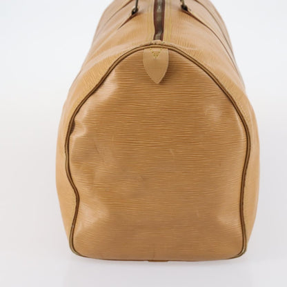 Louis Vuitton LOUIS VUITTON Epi Keepall 50 Boston Bag Beige M42941 LV Authentic hk3136