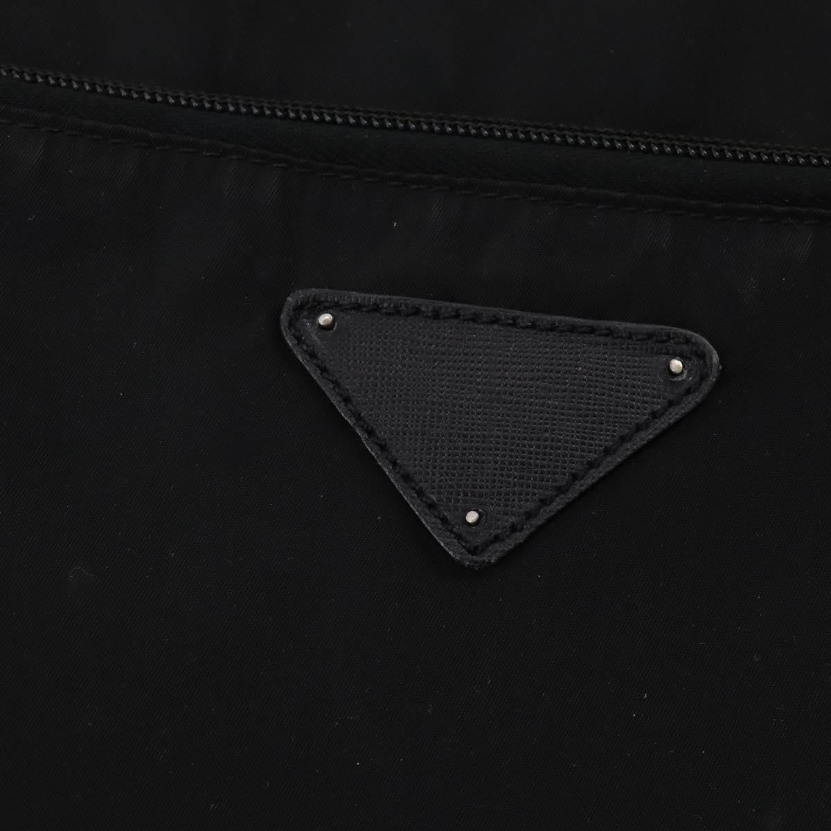Prada PRADA Trunk Nylon 2 Set Black Authentic 174973 Bag