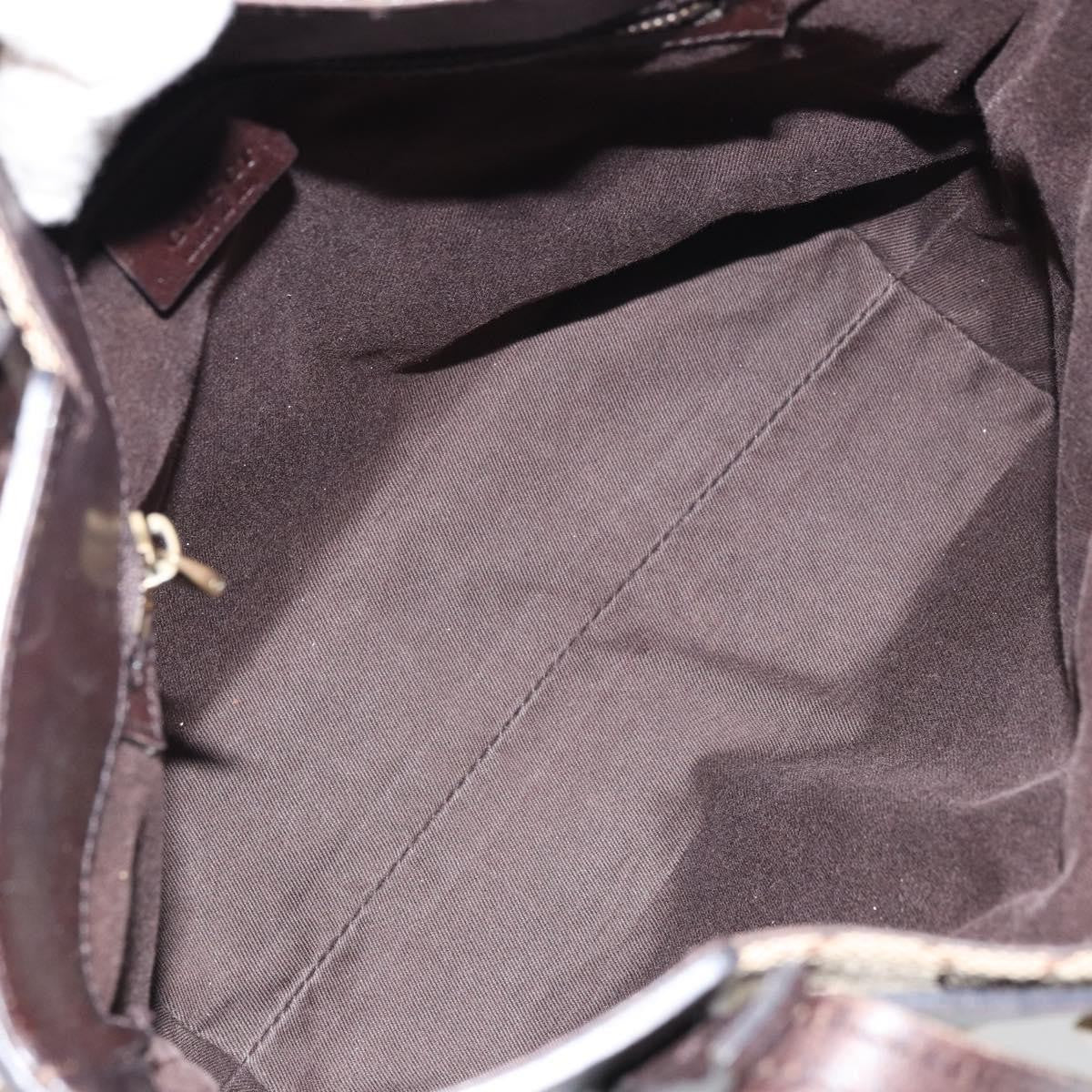 Gucci GUCCI GG Canvas Tote Bag Beige Gold 107757 Authentic ka751