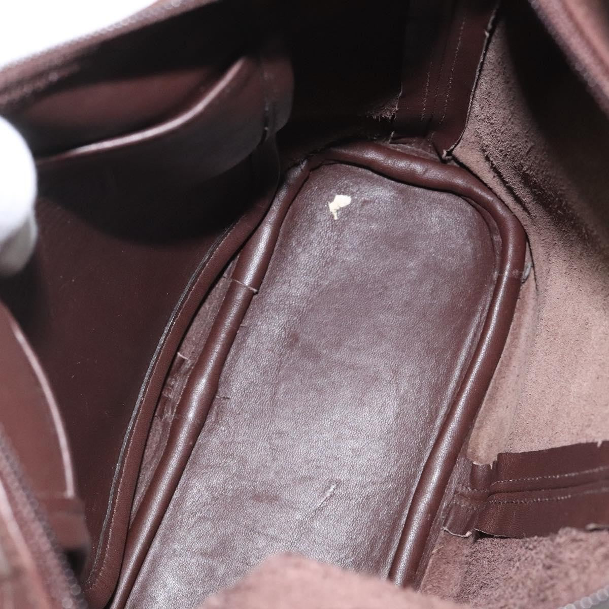Coach Coach Shoulder Bag Leather Brown gold Authentic am8019