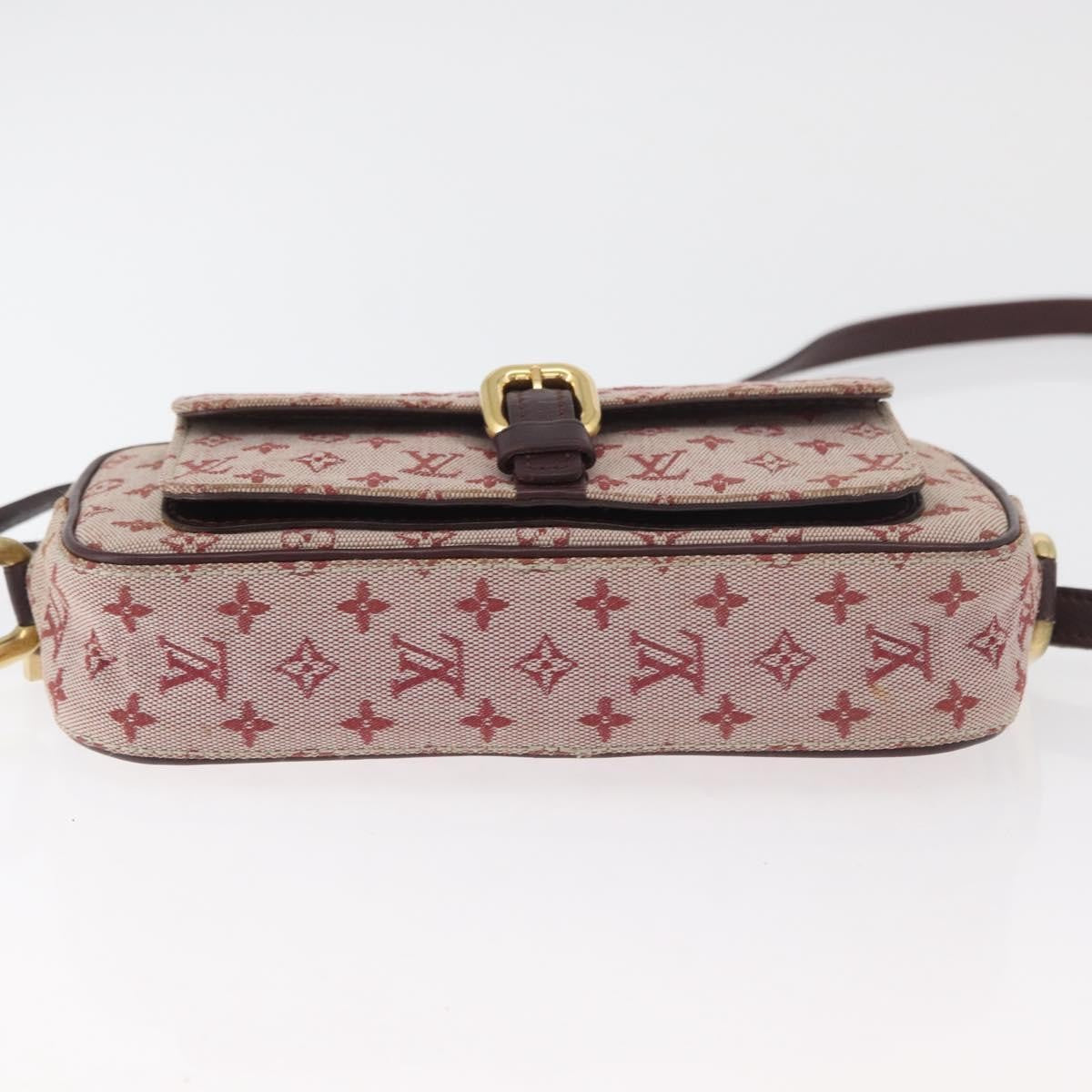 Louis Vuitton LOUIS VUITTON Monogram Mini Juliet MM Shoulder Bag Red M92219 LV Authentic 177057