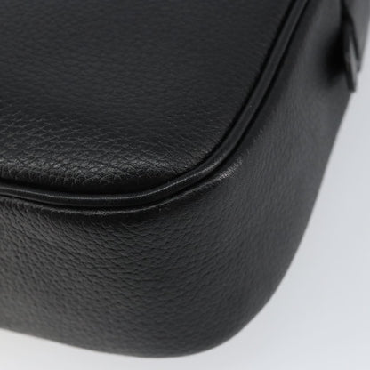Burberrys Burberrys Nova Check Shoulder Bag Leather Black Gold Authentic bs30325
