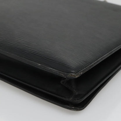 Louis Vuitton LOUIS VUITTON Epi Serviette Conseiller Business Bag Black M54422 LV Authentic bs28107