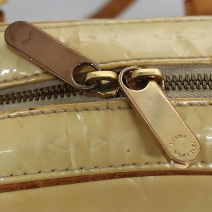 Louis Vuitton LOUIS VUITTON Monogram Vernis Summit Drive Hand Bag Perle M93514 LV Authentic EC278
