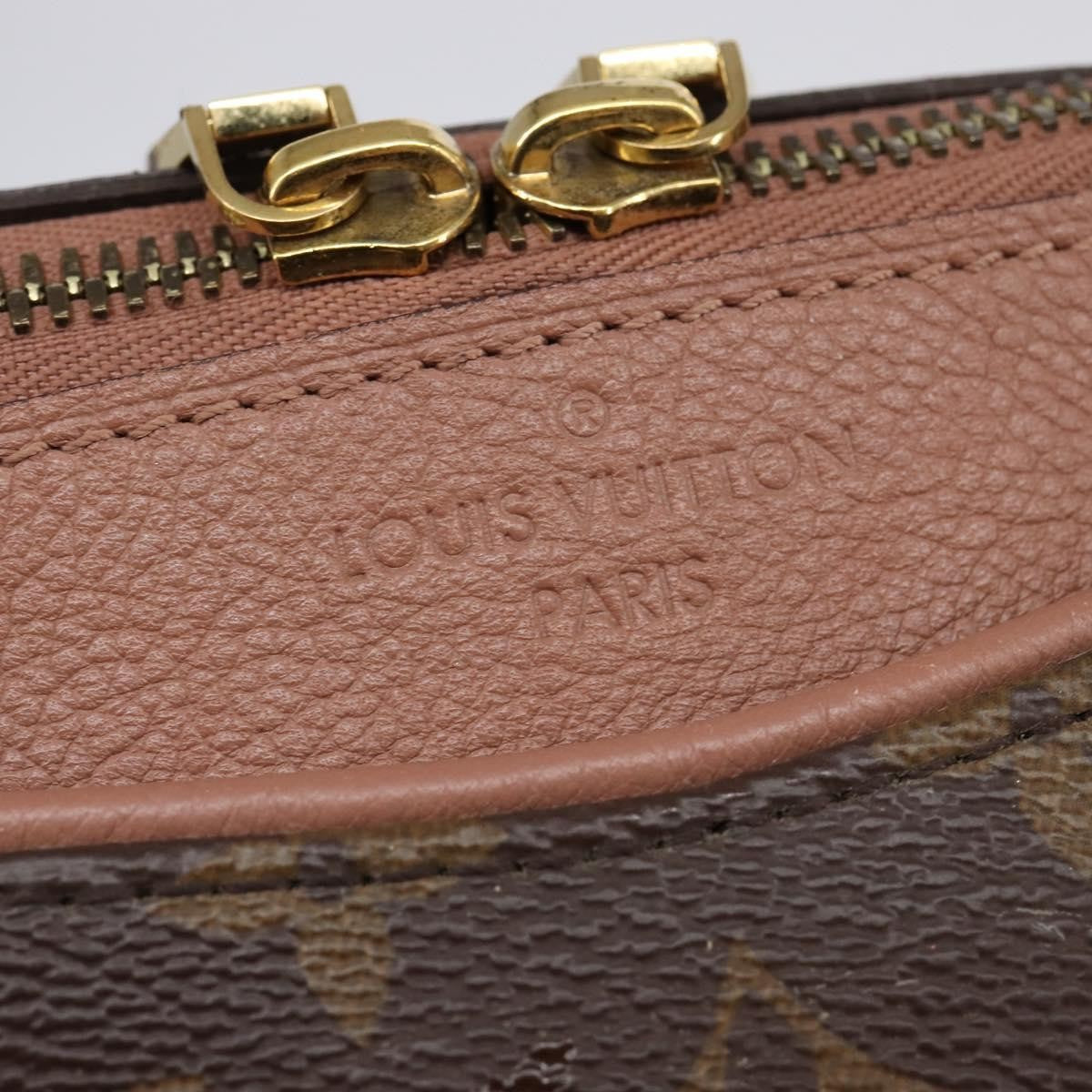 Louis Vuitton LOUIS VUITTON Monogram Pallas MM Hand Bag 2way Bois De Rose M41598 Authentic 145373