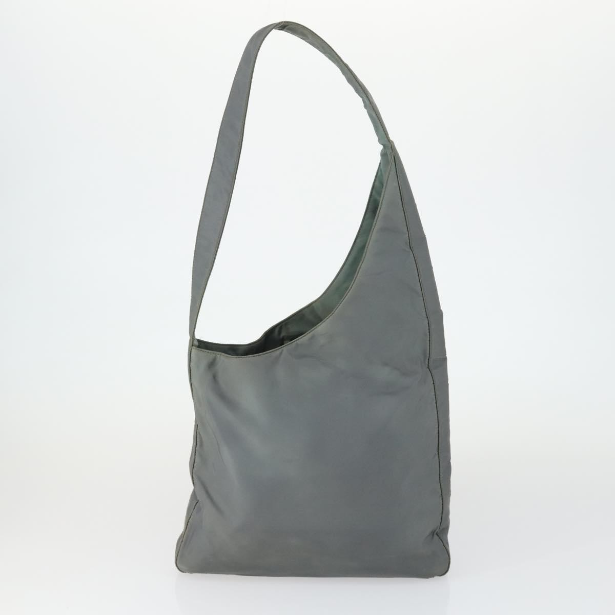Prada PRADA Shoulder Bag Nylon 3 Set Khaki Black Authentic 165124