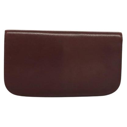 Celine CELINE Macadam Canvas Pouch Clutch Bag 2 Set Brown Authentic yk18950
