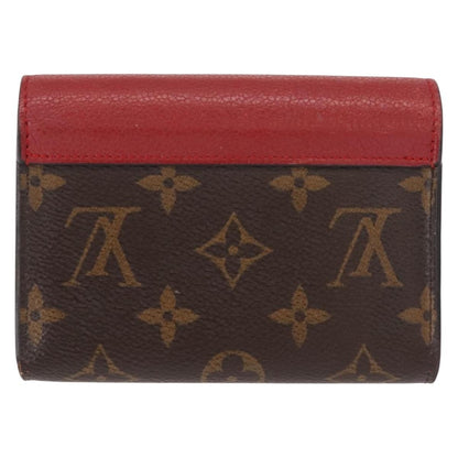 Louis Vuitton LOUIS VUITTON Monogram Noir Portefeuille Purse Compact Wallet M67478 Authentic fm4941