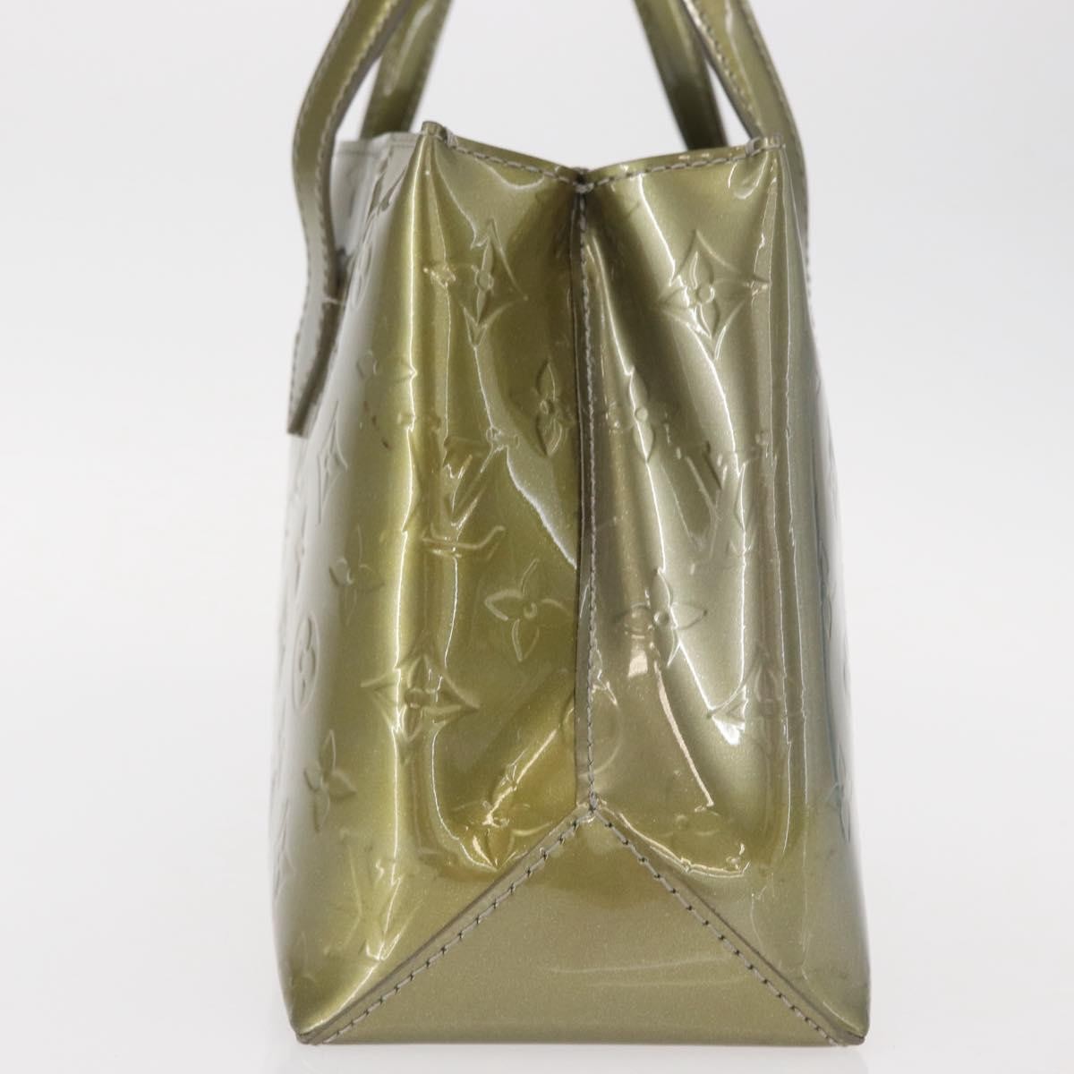 Louis Vuitton LOUIS VUITTON Monogram Vernis Wilshire PM Bag Gris Art Deco M91627 Authentic 156778