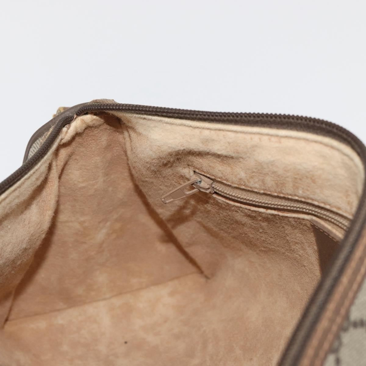 Gucci GUCCI GG Supreme Shoulder Bag PVC Beige Gold 89 02 086 Authentic BA12793