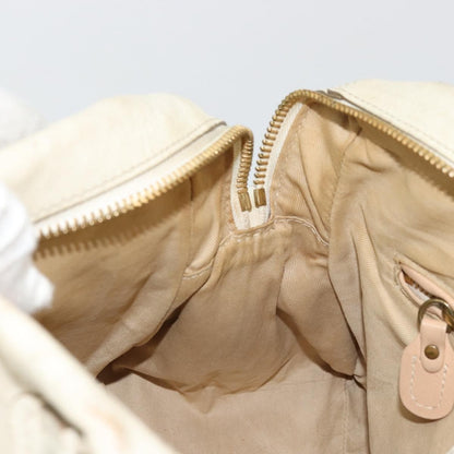 Chloé Chloé Chloe Paraty Hand Bag Leather White Gold Authentic 177544