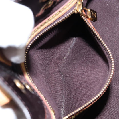 Louis Vuitton LOUIS VUITTON Monogram Vernis Reade PM Hand Bag Amarante M91993 LV Authentic 145457