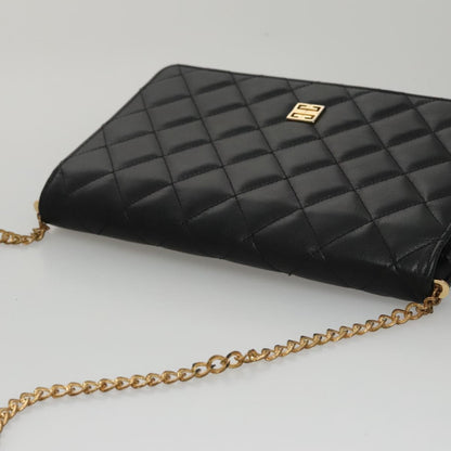 Givenchy GIVENCHY Chain Shoulder Bag Leather Black Authentic bs20851