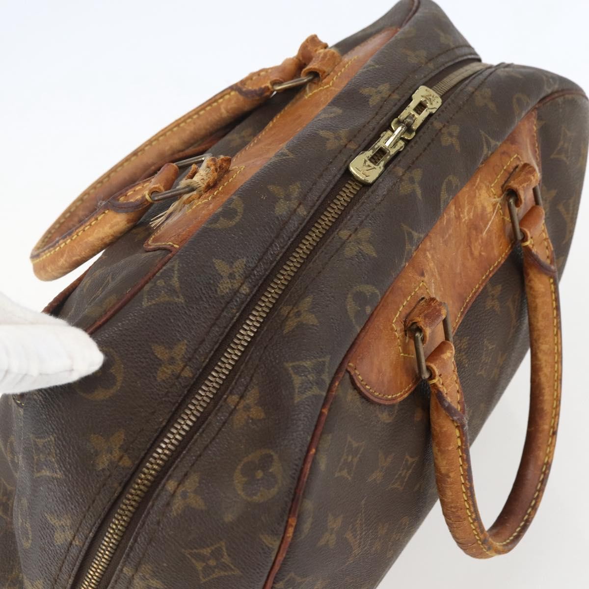 Louis Vuitton LOUIS VUITTON Monogram Deauville Hand Bag M47270 LV Authentic 158279