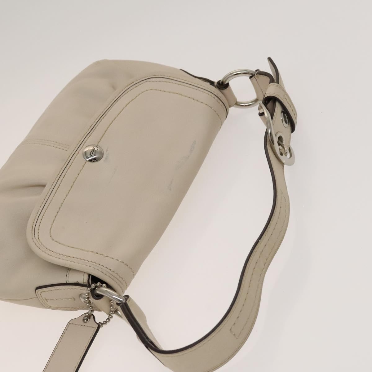 Coach Coach Shoulder Bag Leather 2 Set Brown Light Beige Authentic am8664